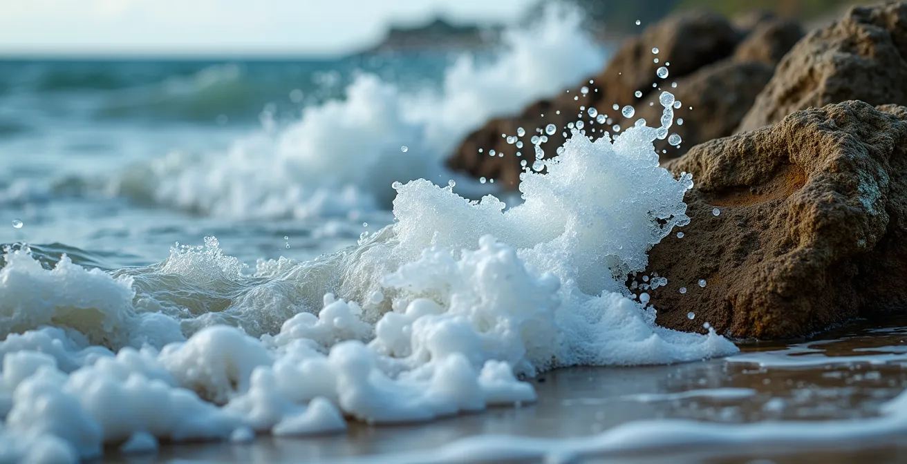 Vue de l'océan Atlantique depuis les falaises de Cabo da Roca près de Lisbonne